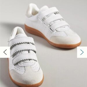 Steve Madden momentum white low-top Velcro sneaker